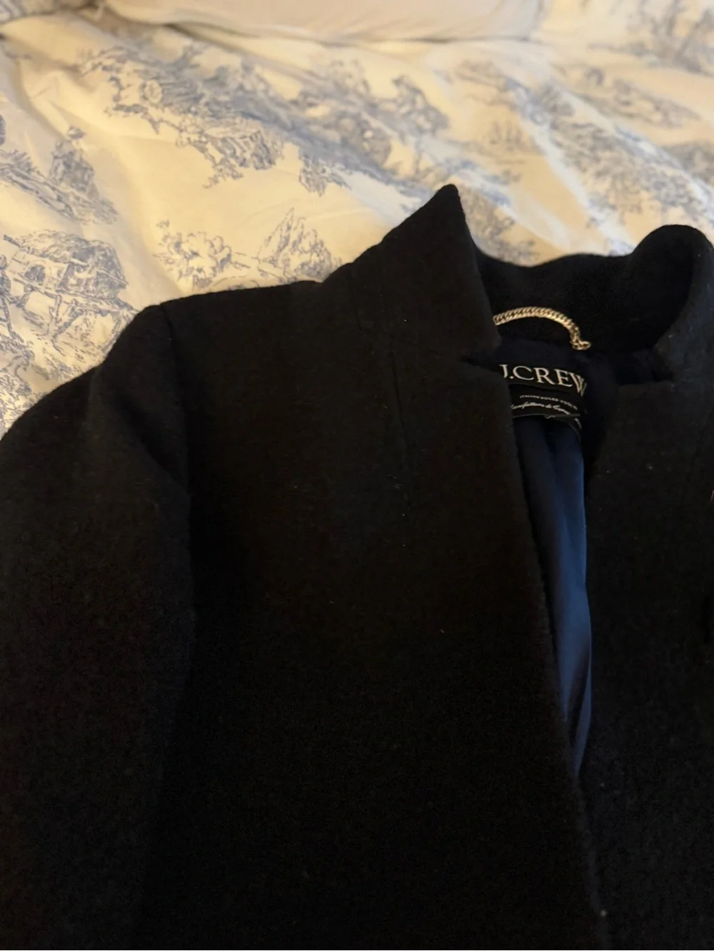 J. Crew Italian Boiled Wool Blazer Jacket- Single Button